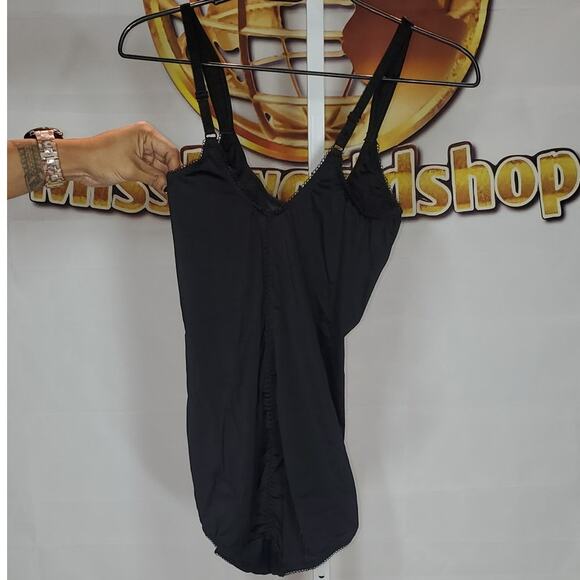 Marilyn Monroe Black Body Shapewear Bodysuit Size Large - Picture 2 of 7